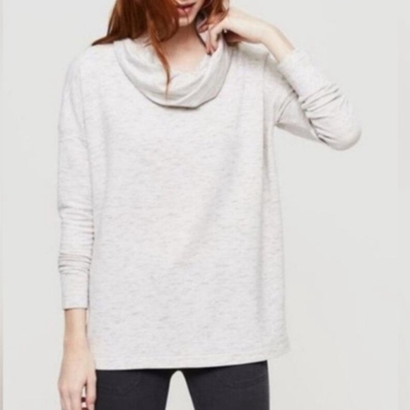 Lou & Grey Sweaters - Ann Taylor Loft Lou & Grey‎ Zen Bounce Cozy Signature Soft Cowl Neck Sweater
